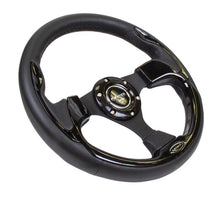 Load image into Gallery viewer, NRG Reinforced Steering Wheel (320mm) Blk w/Gloss Black Trim - Corvette Realm