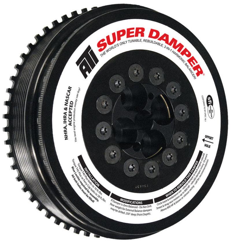 ATI Damper - 7.98in - Steel - 8 Grv - Cummins - 07.5-15 6.7L w/Reluctor Wheel - 3 Ring Hvy - Diesel - Corvette Realm
