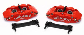 Wilwood Narrow Superlite 4R Rear Caliper & Bracket Kit - Red 97-13 C5/C6 Corvette w/ OEM Rotors - Corvette Realm