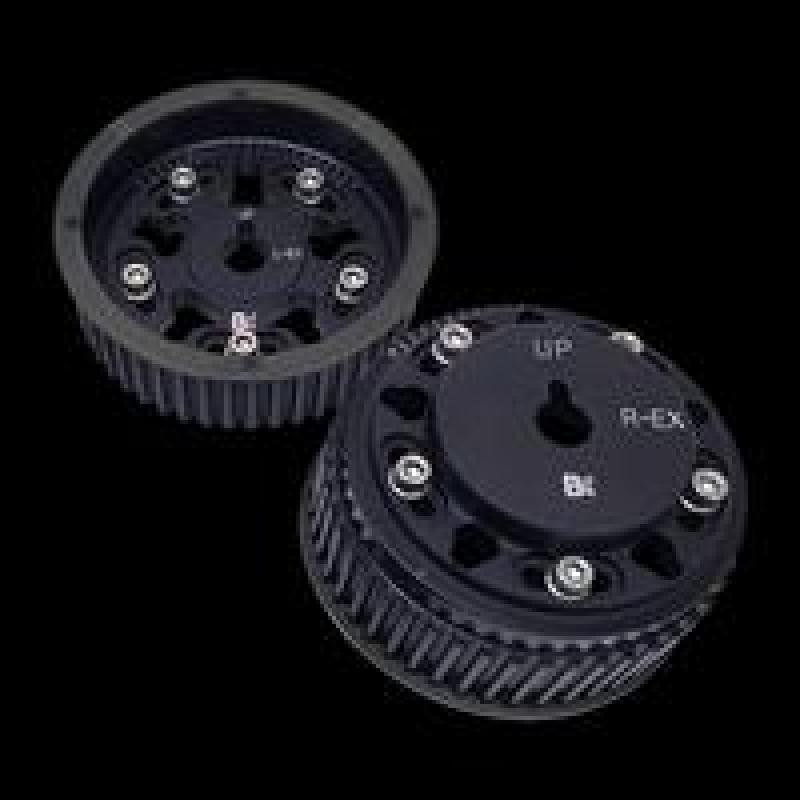 Brian Crower Adjustable Cam Gears Black for Subaru EJ205/EJ257 (set of 2)-exhaust side only - Corvette Realm