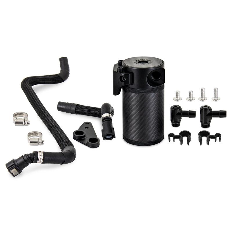 Mishimoto 2020+ Chevrolet Corvette C8 Baffled Oil Catch Can Kit (PCV Side) - Carbon Fiber - Corvette Realm