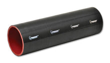 Load image into Gallery viewer, Vibrant 4 Ply Reinforced Silicone Straight Hose Coupling - 2in I.D. x 12in long (BLACK) - Corvette Realm