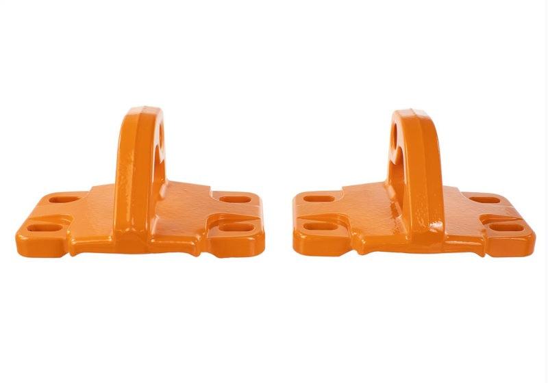 Ford Racing 2021+ Bronco Front Bumper Tow Hooks - Orange (Pair) - Corvette Realm