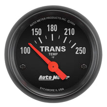 Load image into Gallery viewer, Autometer Z Series 52mm 100-250 Deg Transmission Temp Gauge - Corvette Realm