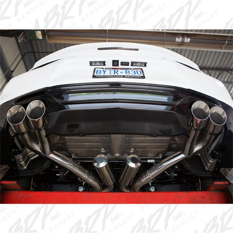 MBRP 2016 Chevy Camaro V8 6.2L 6spd 3in T409 Race Dual Cat Back w/ 4.5in Quad Dual Wall Tips - Corvette Realm