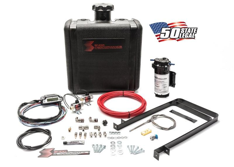 Snow Performance Stg 3 Boost Cooler Water Injection Kit TD (Red Hi-Temp Tubing and Quick Fittings) - Corvette Realm