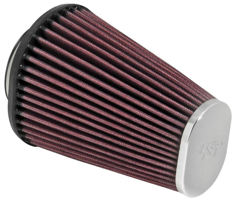 K&N Universal Clamp-On Air Filter 2-7/16in Flange 4-1/2x3-3/4in Base 3x2in Top 6in Height - Corvette Realm