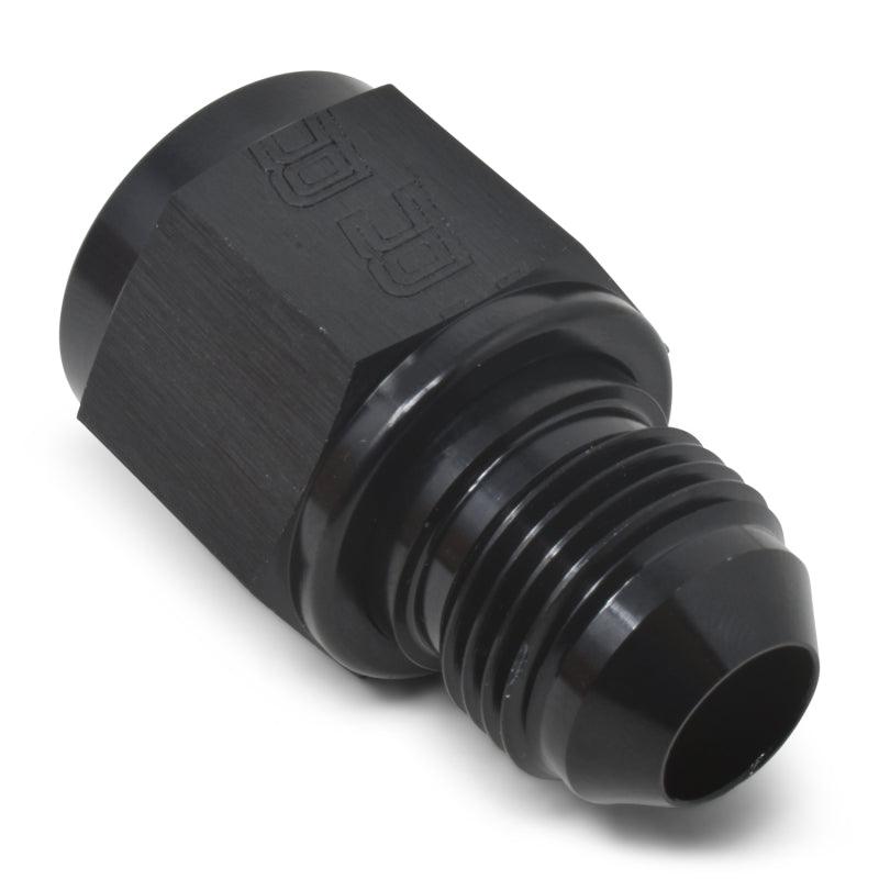 Russell Performance -8 AN Female to -6 AN to Male B-Nut Reducer (Black) - Corvette Realm