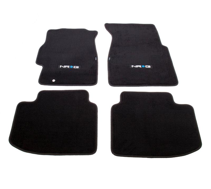 NRG Floor Mats - 96-00 Honda Civic 2DR &3DR (NRG Logo) - 4pc. - Corvette Realm