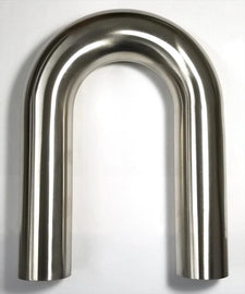 Stainless Bros 1.75in Diameter 1.5D / 2.62.0in CLR 180 Degree Bend 6in Leg / 6in Leg Mandrel Bend - Corvette Realm