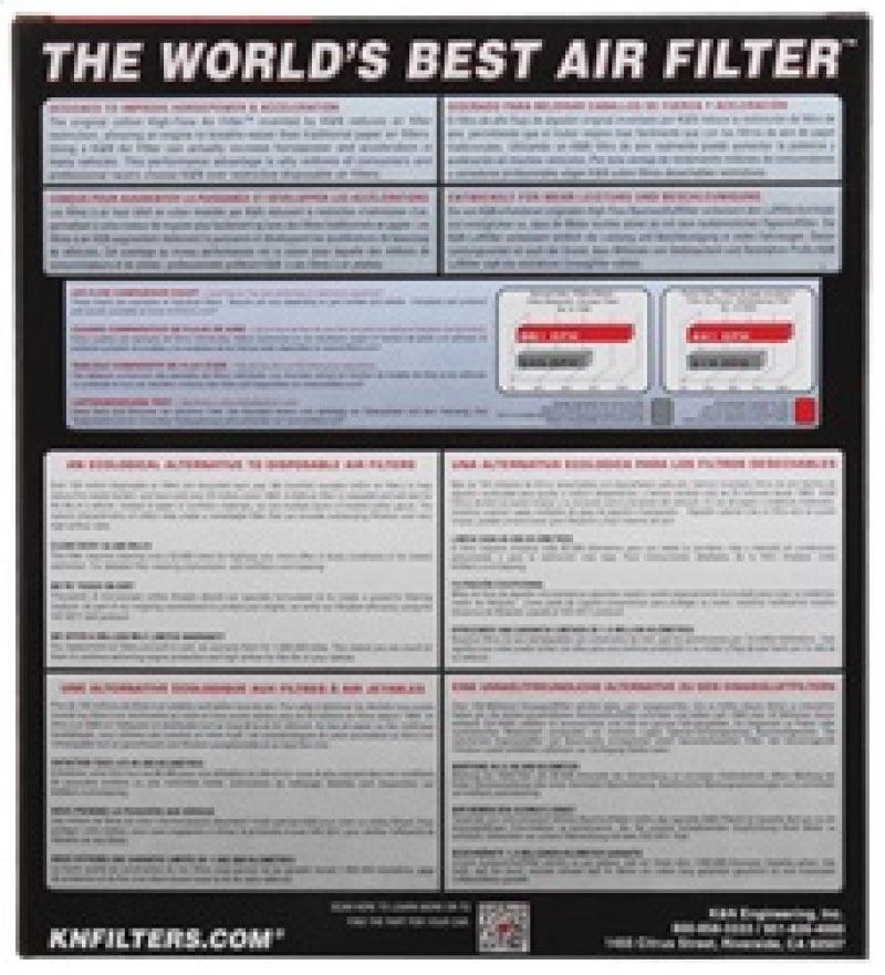 K&N 15-17 Nissan NP300 L4-2.3L DSL Drop In Air Filter - Corvette Realm