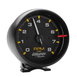 Autometer Autogage Black 8,000 RPM Pedestal Mount Tachometer - Corvette Realm
