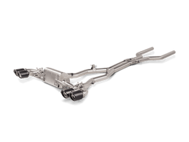 Akrapovic 2021 BMW M8/M8 Competition (F93) Evolution Line Cat Back (Titanium) w/Carbon Tips - Corvette Realm