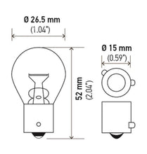 Load image into Gallery viewer, Hella Bulb 9507 24V 21W BAU15s S8 AMBER - Corvette Realm