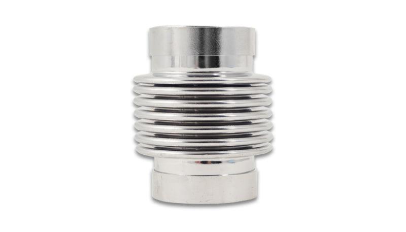 Vibrant SS Bellow Assembly w/ Liner 1.875in Inlet/Outlet ID x 2.75in OAL Electro Polished - Corvette Realm