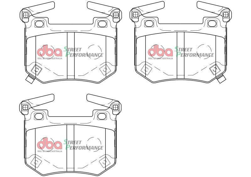 DBA 2018+ Kia Stinger V6 Twin Turbo SP Performance Rear Brake Pads - Corvette Realm