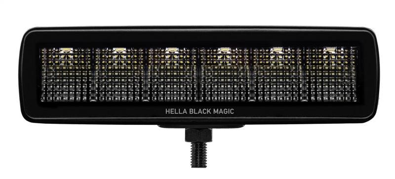 Hella Universal Black Magic 6 L.E.D. Mini Light Bar - Flood Beam
