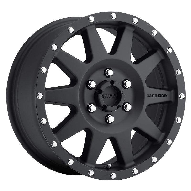 Method MR301 The Standard 17x7.5 +50mm Offset 6x130 84.1mm CB Matte Black Wheel - Corvette Realm