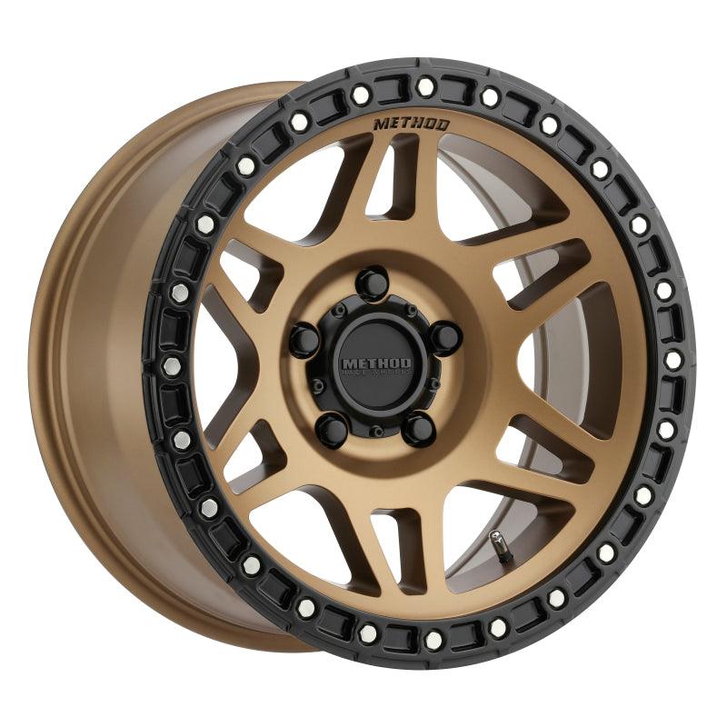 Method MR312 17x8.5 0mm Offset 5x5 71.5mm CB Method Bronze/Black Street Loc Wheel - Corvette Realm