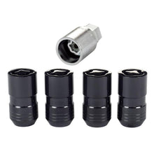 Load image into Gallery viewer, McGard Wheel Lock Nut Set - 4pk. (Cone Seat) M14X1.5 / 21mm &amp; 22mm Dual Hex / 1.639in. L - Black - Corvette Realm