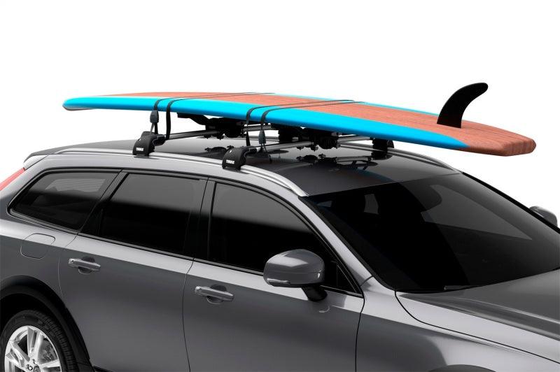 Thule Compass 4-in-1 Water Sport Roof Top Carrier (w/Integrated StrapCatch) - Black - Corvette Realm