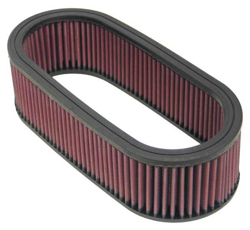 K&N Universal Oval Air Filter 12in Length x 5-1/4in Width x 3-1/4in Height - Corvette Realm