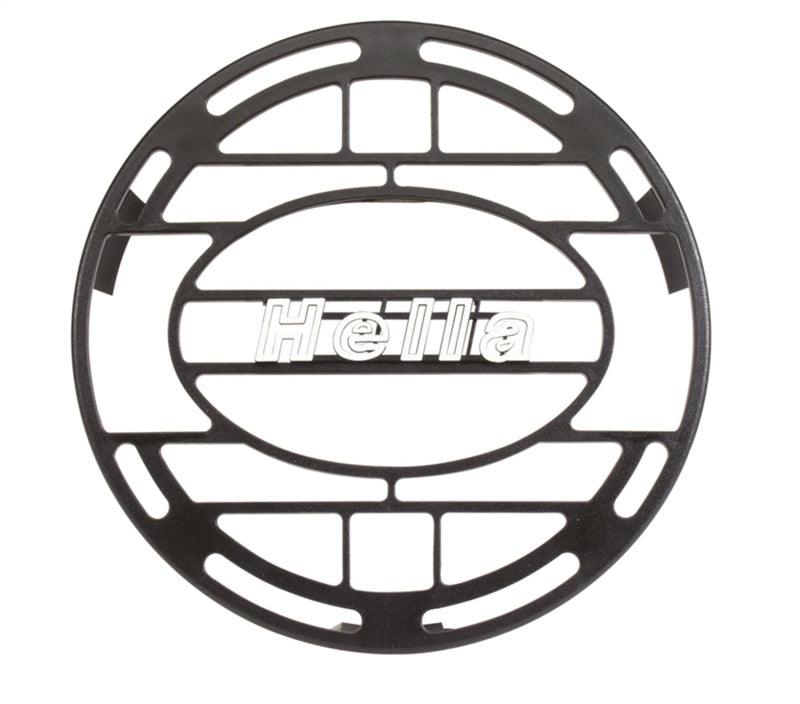 Hella Stone Shield Round Plastic Black Hella Logo Light Cover - Corvette Realm