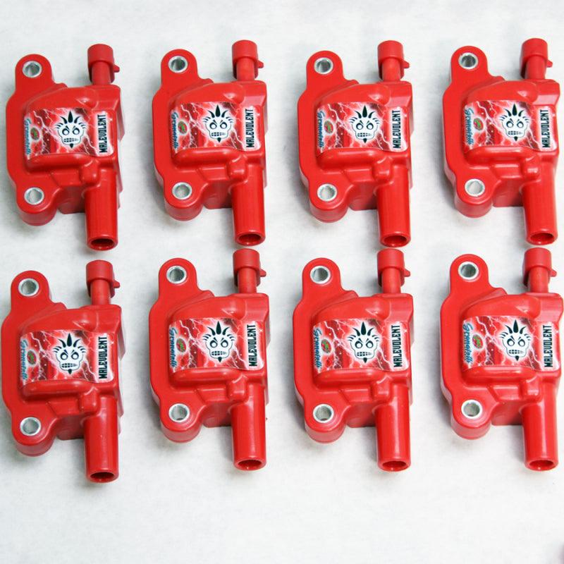 Granatelli 14-23 GM LT Malevolent Coil Packs - Red (Set of 8) - Corvette Realm