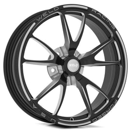 Weld Full Throttle 1-Piece 15x3.5 / Strange Spindle MT / 1.75in. BS Black Wheel - Non-Beadlock - Corvette Realm
