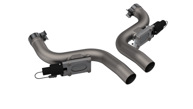 QTP 11-18 Dodge Challenger/Charger 5.7L 2.5in 304SS Aggressor Cutout Dual Mid Pipes - Corvette Realm