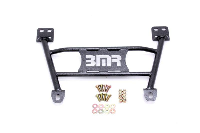 BMR 05-14 S197 Mustang Radiator Support Chassis Brace - Black Hammertone - Corvette Realm