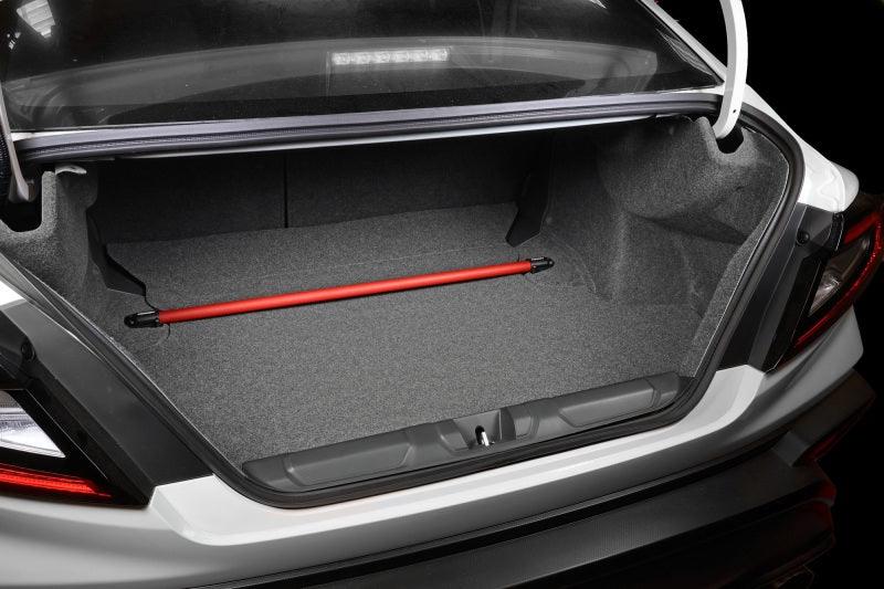 Perrin 15-21 Subaru WRX/STI Rear Shock Tower Brace - Red - Corvette Realm