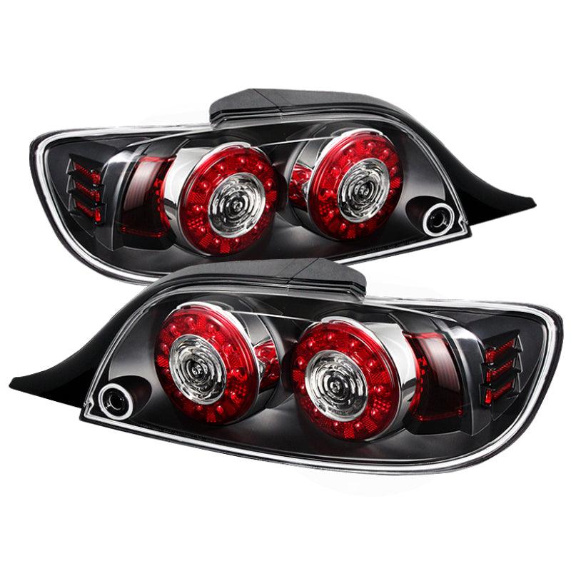 Xtune Mazda Rx-8 04-08 LED Tail Lights Black ALT-ON-MRX804-LED-BK - Corvette Realm