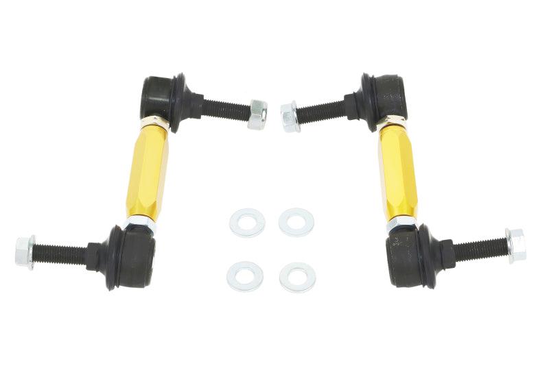 Whiteline Universal Swaybar Link Kit-Heavy Duty Adj Steel Ball w/ 10mm Ball Stud - Corvette Realm