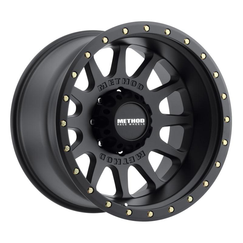 Method MR605 NV 20x9 -12mm Offset 8x6.5 121.3mm CB Matte Black Wheel - Corvette Realm