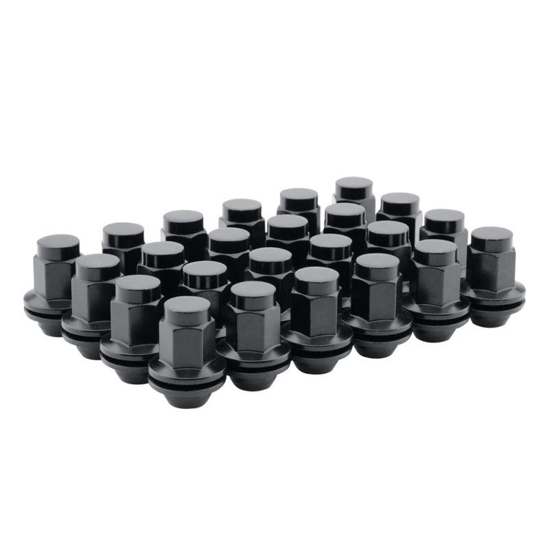 Method Lug Nut Kit - 14x1.5 - Mag Shank - Black - Dually (Sprinter) - Set of 24 - Corvette Realm