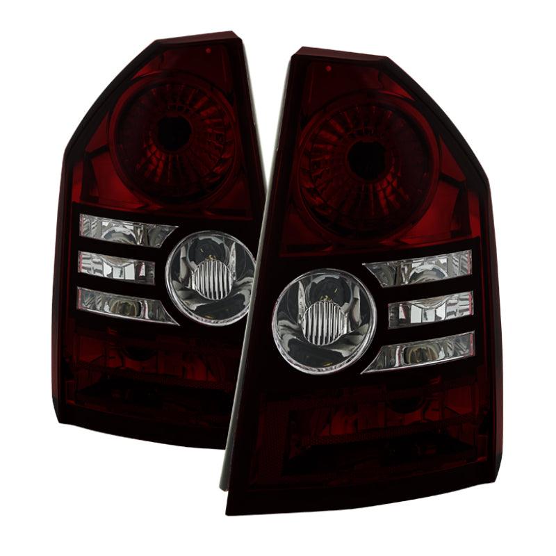 Xtune Chrysler 300 2008-2010 OEM Style Tail Lights -Red Smoked ALT-JH-C308-OE-RSM - Corvette Realm