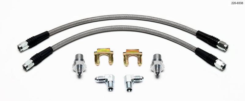 Wilwood Flexline Kit 1988-1996 Corvette w/ SL4 or SL6 Front Caliper - Corvette Realm