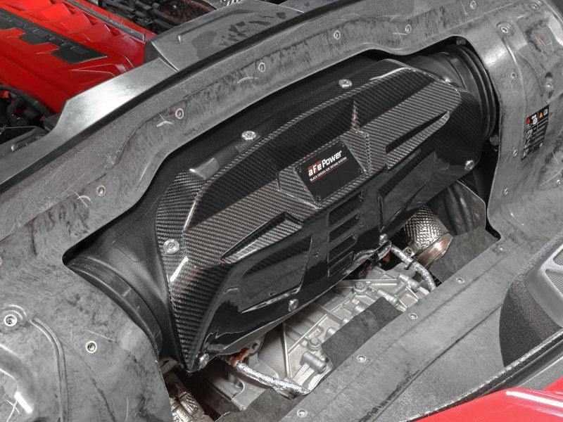 aFe Black Series Carbon Fiber Pro 5R Air Intake System 2020 Chevrolet Corvette C8 V8 6.2L - Corvette Realm