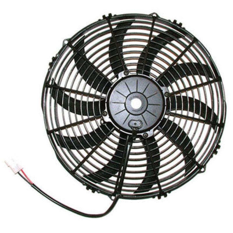 SPAL 1777 CFM 13in High Performance Fan - Pull/Curved (VA13-AP70/LL-63A) - Corvette Realm