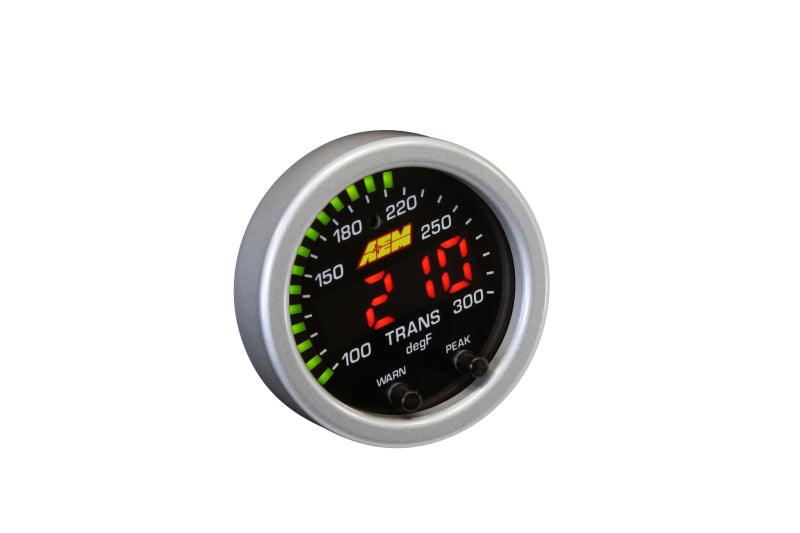 AEM X-Series Temperature 100-300F Gauge Kit (ONLY Black Bezel and Water Temp. Faceplate) - Corvette Realm