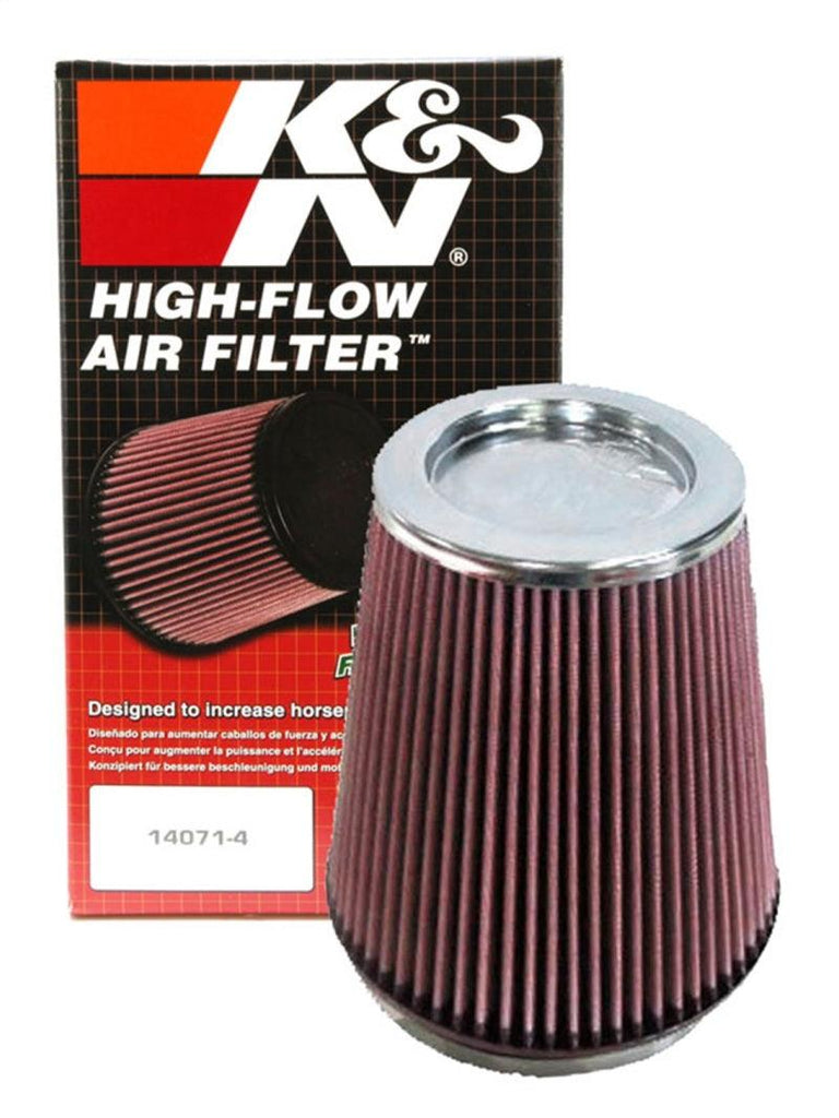 K&N Universal Air Filter 6in Flange ID x 7.5in Base / 5in OD Top x 8in H - Corvette Realm