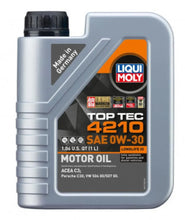 Load image into Gallery viewer, LIQUI MOLY 1L Top Tec 4210 Motor Oil SAE 0W30 - Corvette Realm