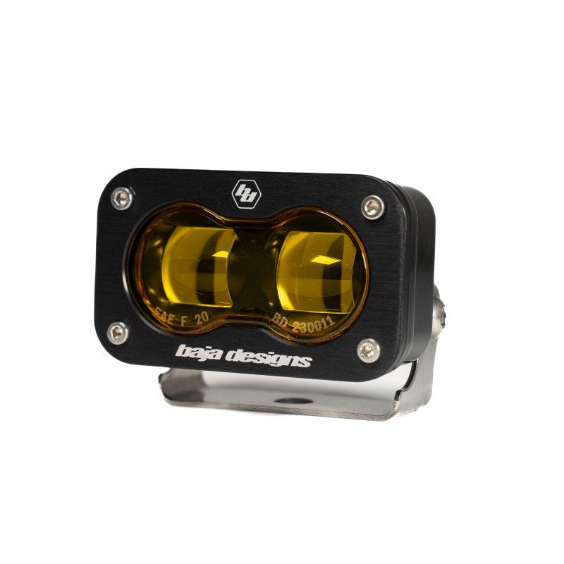 Baja Designs Universal S2 SAE Spot LED (Pair) - Amber - Corvette Realm