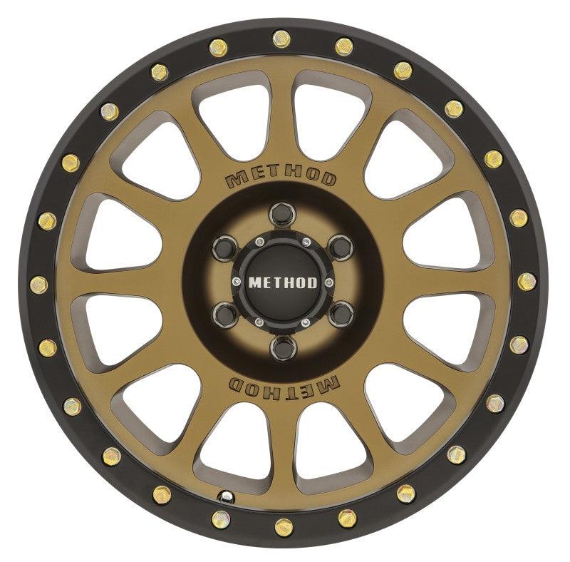 Method MR305 NV 18x9 0mm Offset 6x135 94mm CB Method Bronze/Black Street Loc Wheel - Corvette Realm