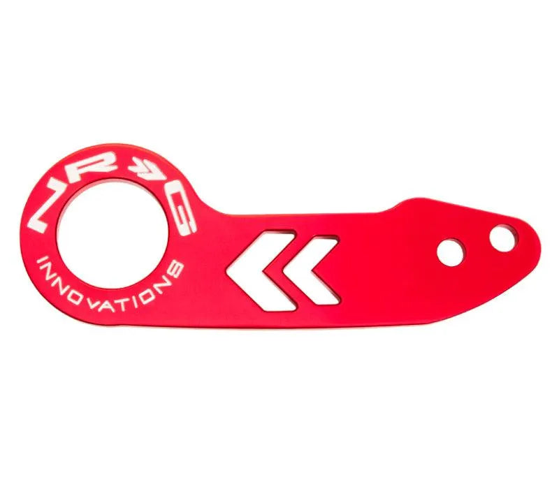 NRG Universal Rear Tow Hook - Anodized Red - Corvette Realm