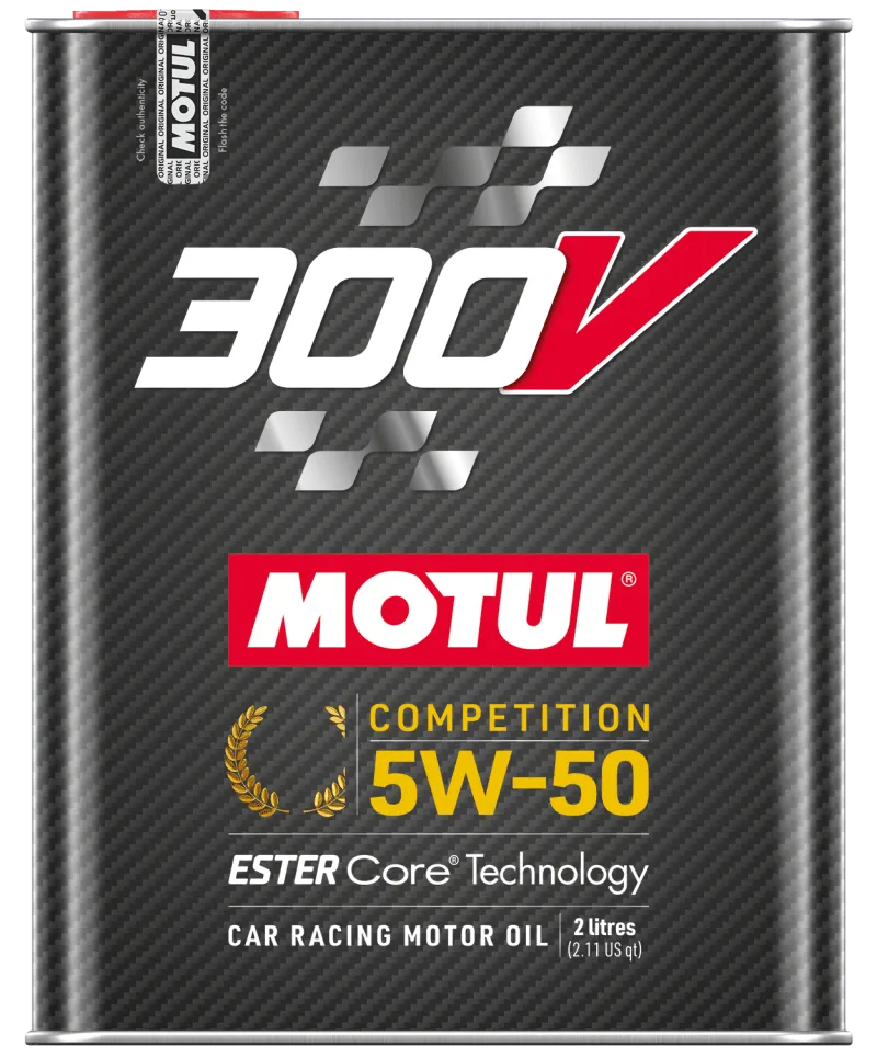 Motul 2L 300V Competition 5W50 - Corvette Realm