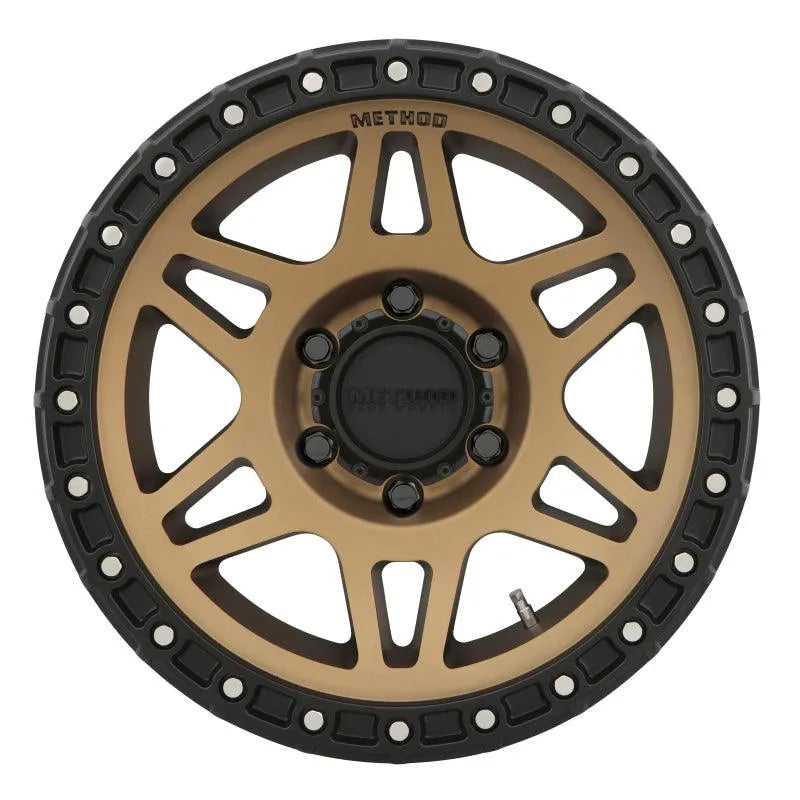 Method MR312 17x9 -12mm Offset 6x5.5 106.25mm CB Method Bronze/Black Street Loc Wheel - Corvette Realm