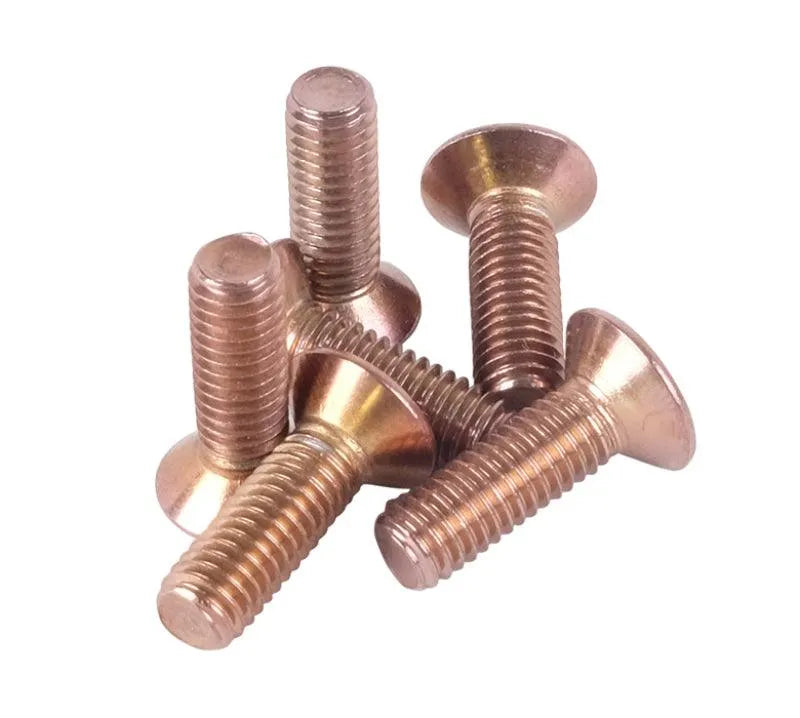 NRG Steering Wheel Screw Upgrade Kit (Conical) - Rose Gold - Corvette Realm