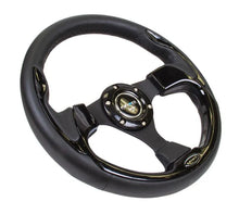 Load image into Gallery viewer, NRG Reinforced Steering Wheel (320mm) Blk w/Gloss Black Trim - Corvette Realm